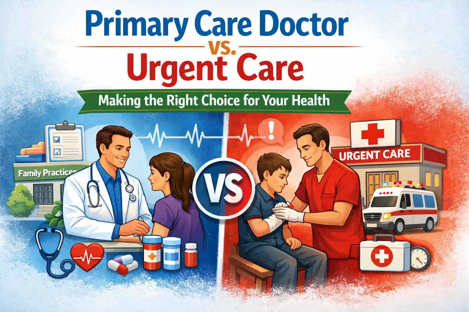 Primary Care Doctor vs. Urgent Care: Making the Right Choice for Your Health